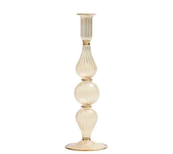 Ripple Candle Holder in Champagne