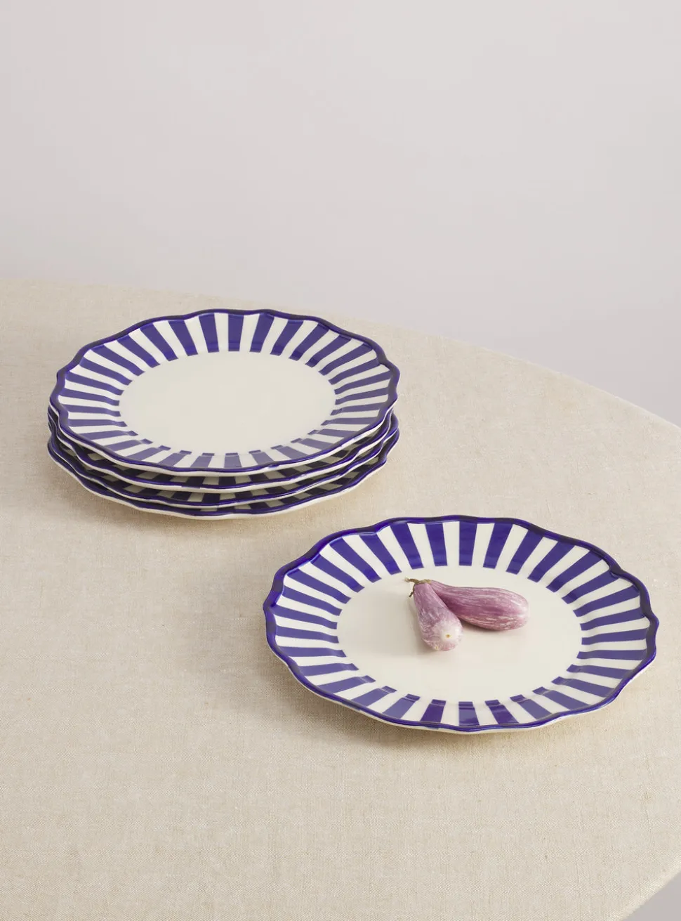 Riviera Dinnerware Set with Pasta Bowl, Set of 12