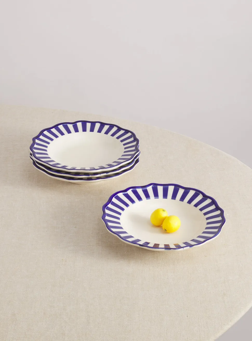 Riviera Dinnerware Set with Pasta Bowl, Set of 12