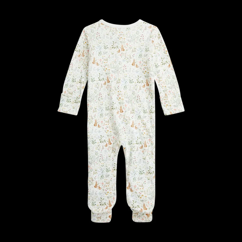 RL Baby x Riley Sheehey Cotton Coverall in Bunny Meadow