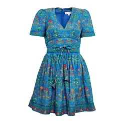 Roan Dress in Midnight Garden