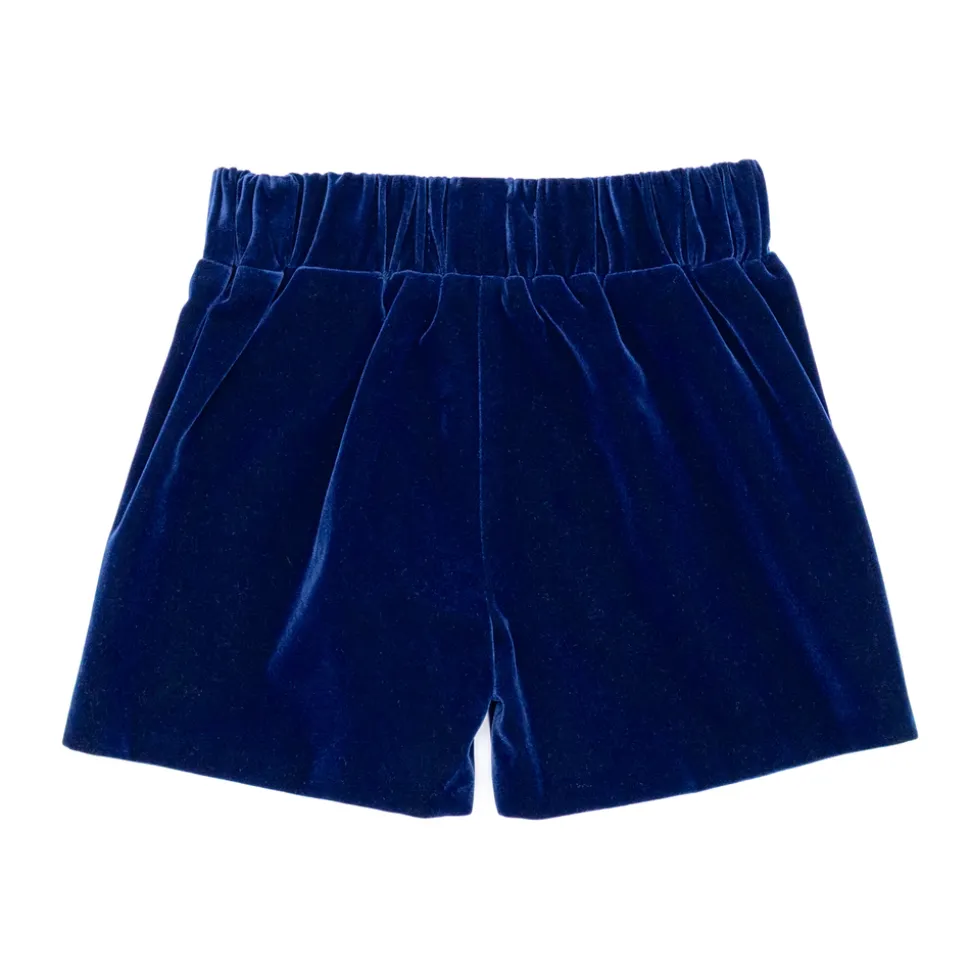 Robert Shorts in Back Bay Blue Velvet