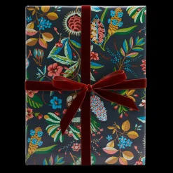 Roca Redonda Wrapping Paper In Carbon and Multi