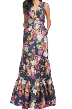 Rori Gown in Midnights Magic Blooms