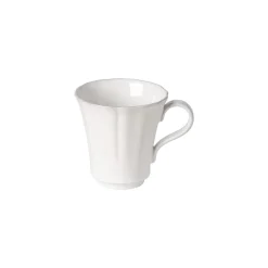 Rosa Collection Mugs in White, Set of 6