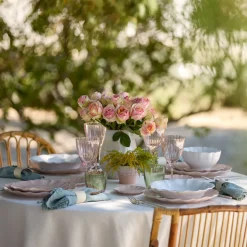 Rosa Collection Oval Platter 12" in Rosé