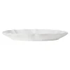 Rosa Collection Oval Platter 12" in White