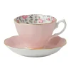 Rose Confetti Teacup & Saucer