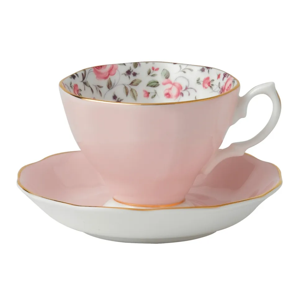 Rose Confetti Teacup & Saucer