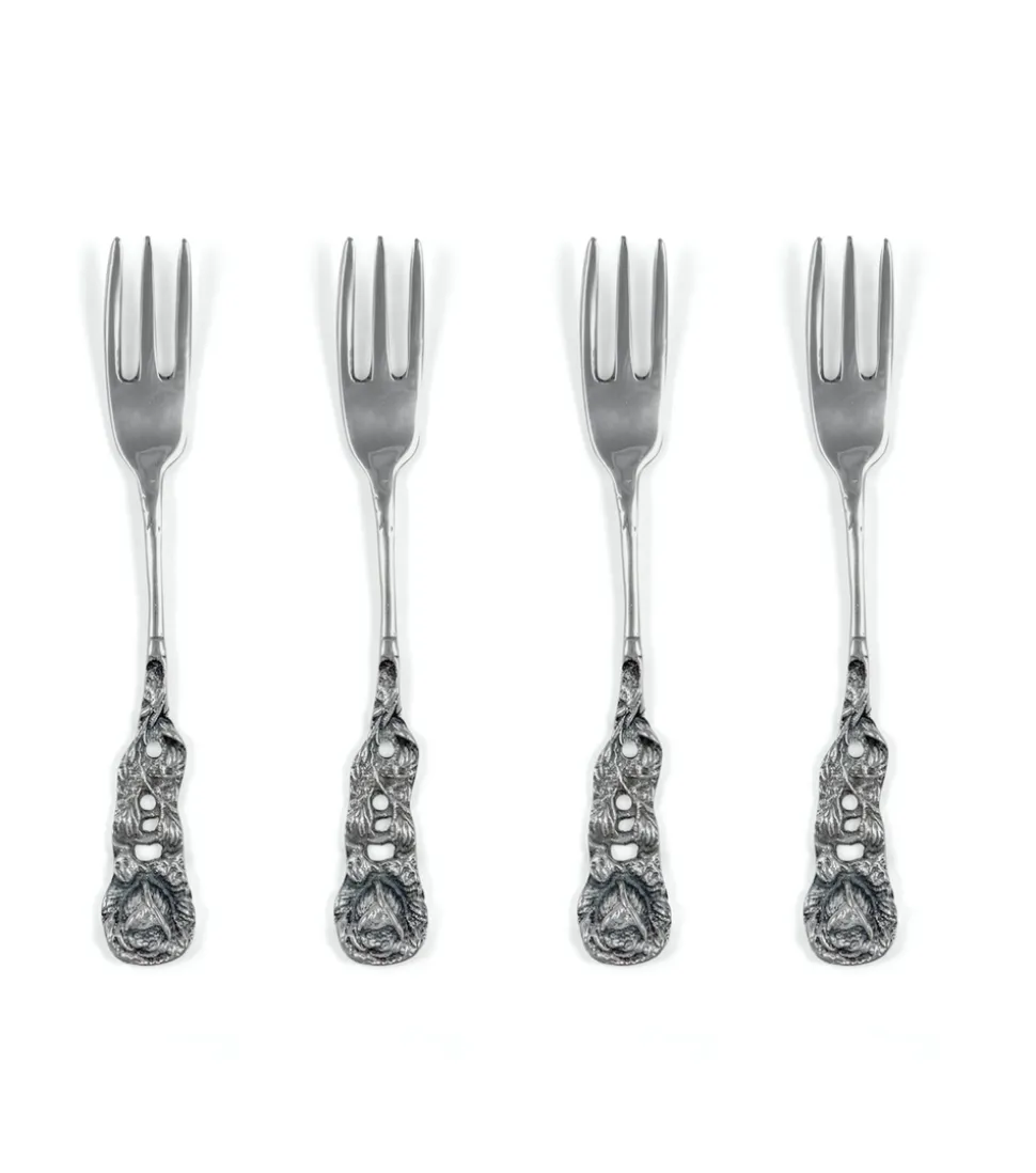 Rose Forks, Set of 4