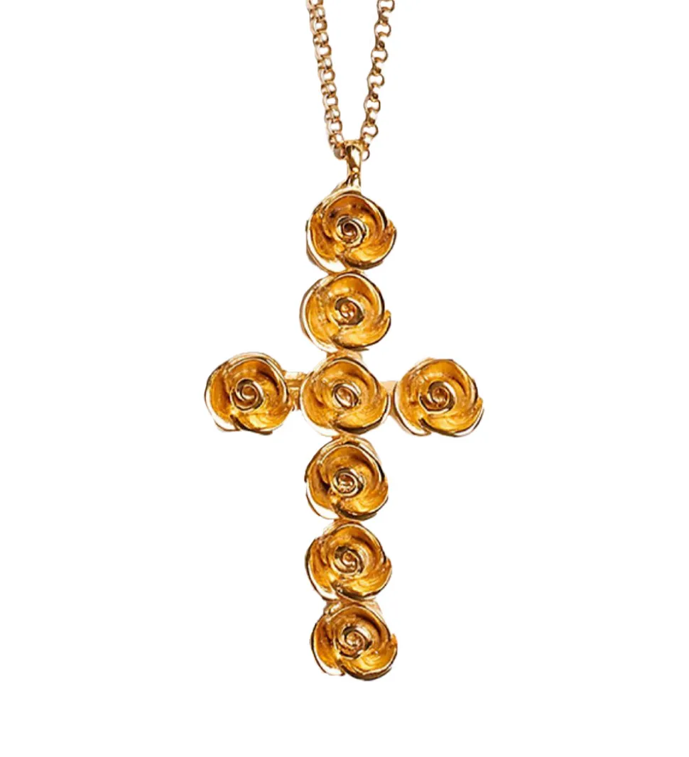 Rose Heirloom Cross