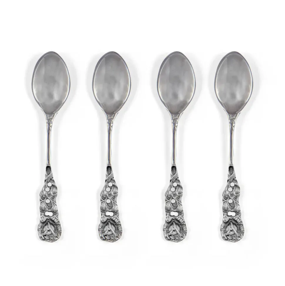 Rose Spoons, Set of 4