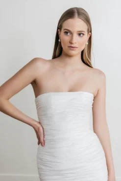 Rose Taffeta Dress