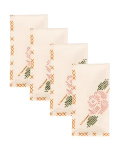 Rose Tapestry Napkins, Set of 4