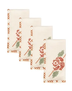 Rose Tapestry Napkins, Set of 4