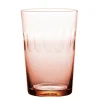 Rose Tumblers With Lens Design, Set of 4
