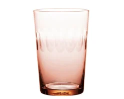Rose Tumblers With Lens Design, Set of 4