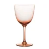Rose Wine Glasses With Stars Design, Set of 4
