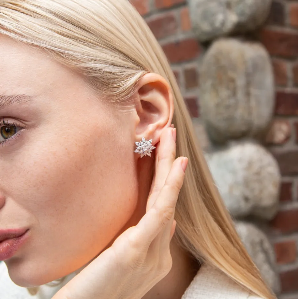Rosee Diamond Stud Earrings