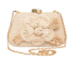 Rosie Clutch in Natural