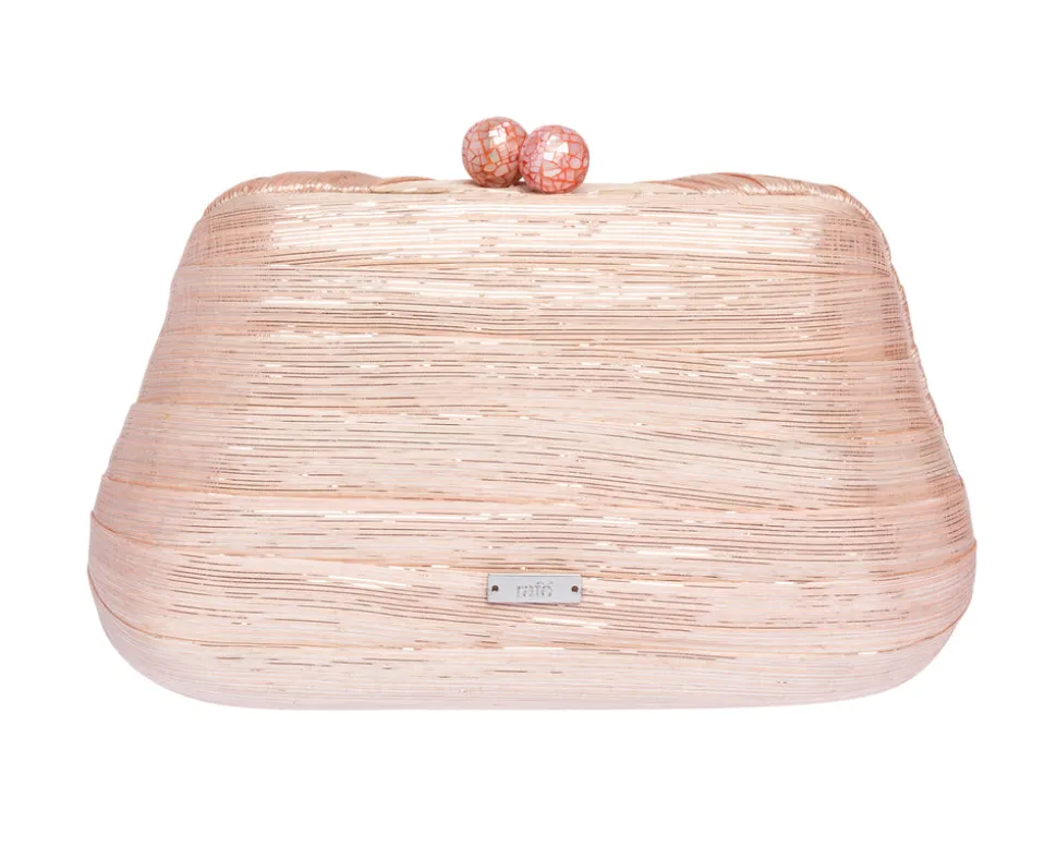 Rosie Clutch in Peach