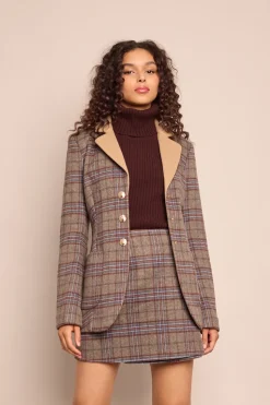 Ross Blazer in Allen Plaid