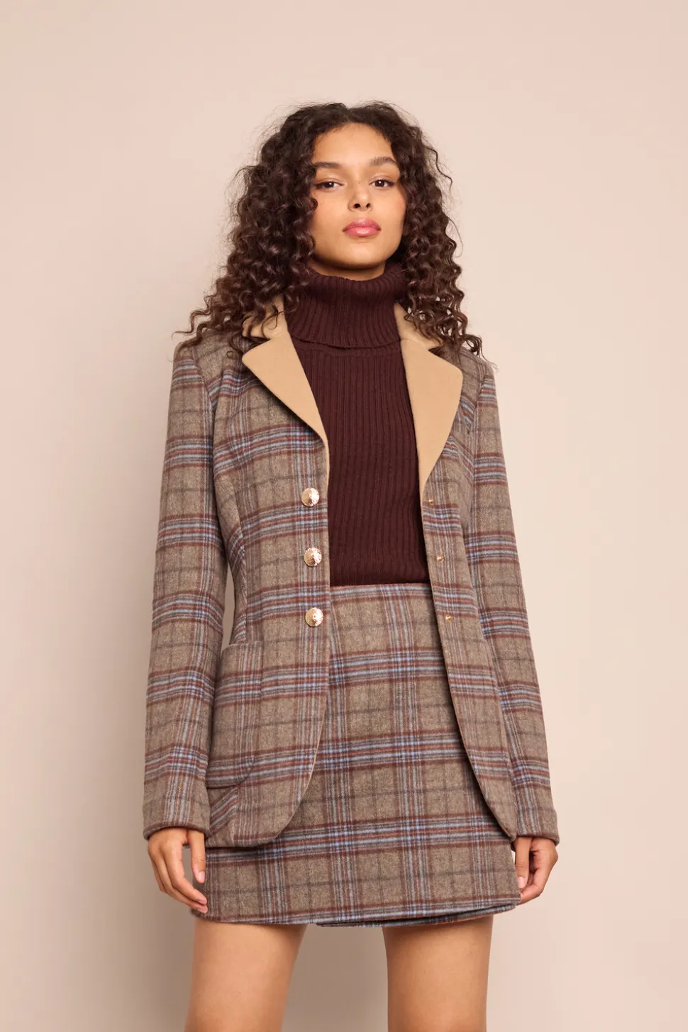 Ross Blazer in Allen Plaid