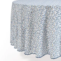 Round Little Flower Tablecloth