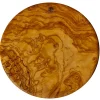 Round Olive Wood Cutting Board