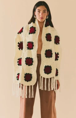Round Top Rose Scarf