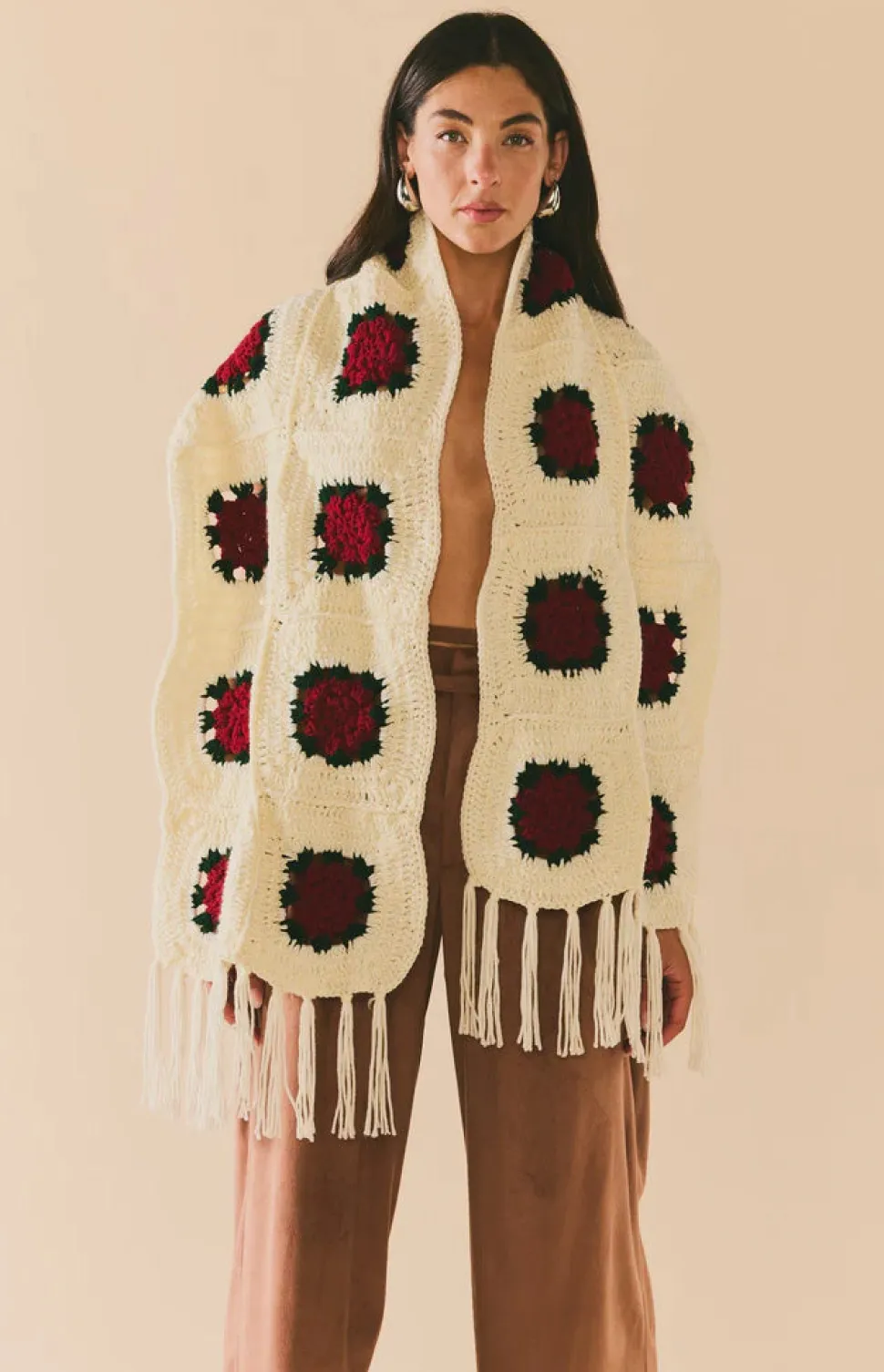 Round Top Rose Scarf