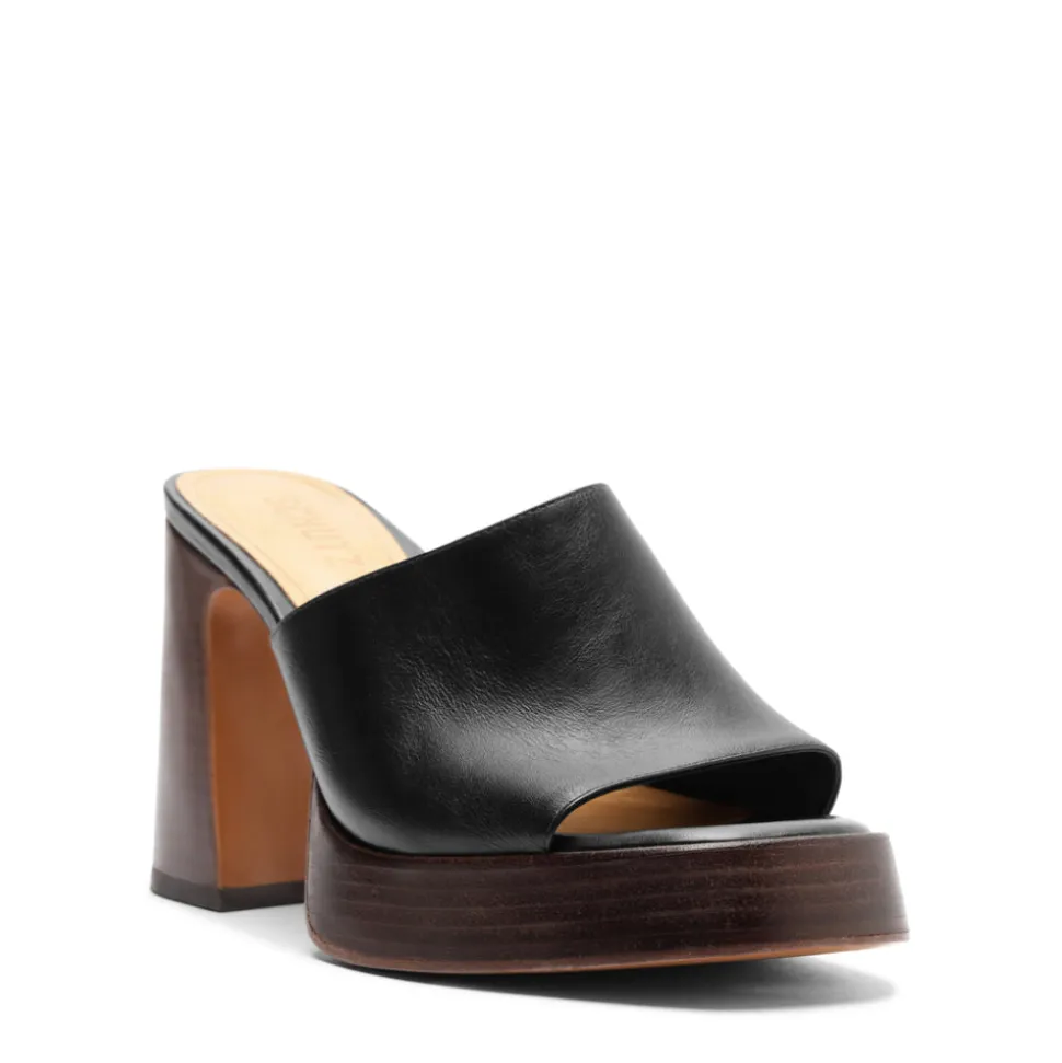 Rowan Leather Sandal in Black