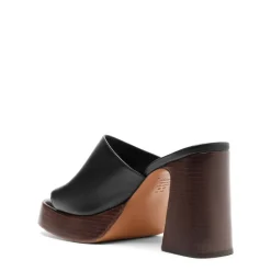Rowan Leather Sandal in Black