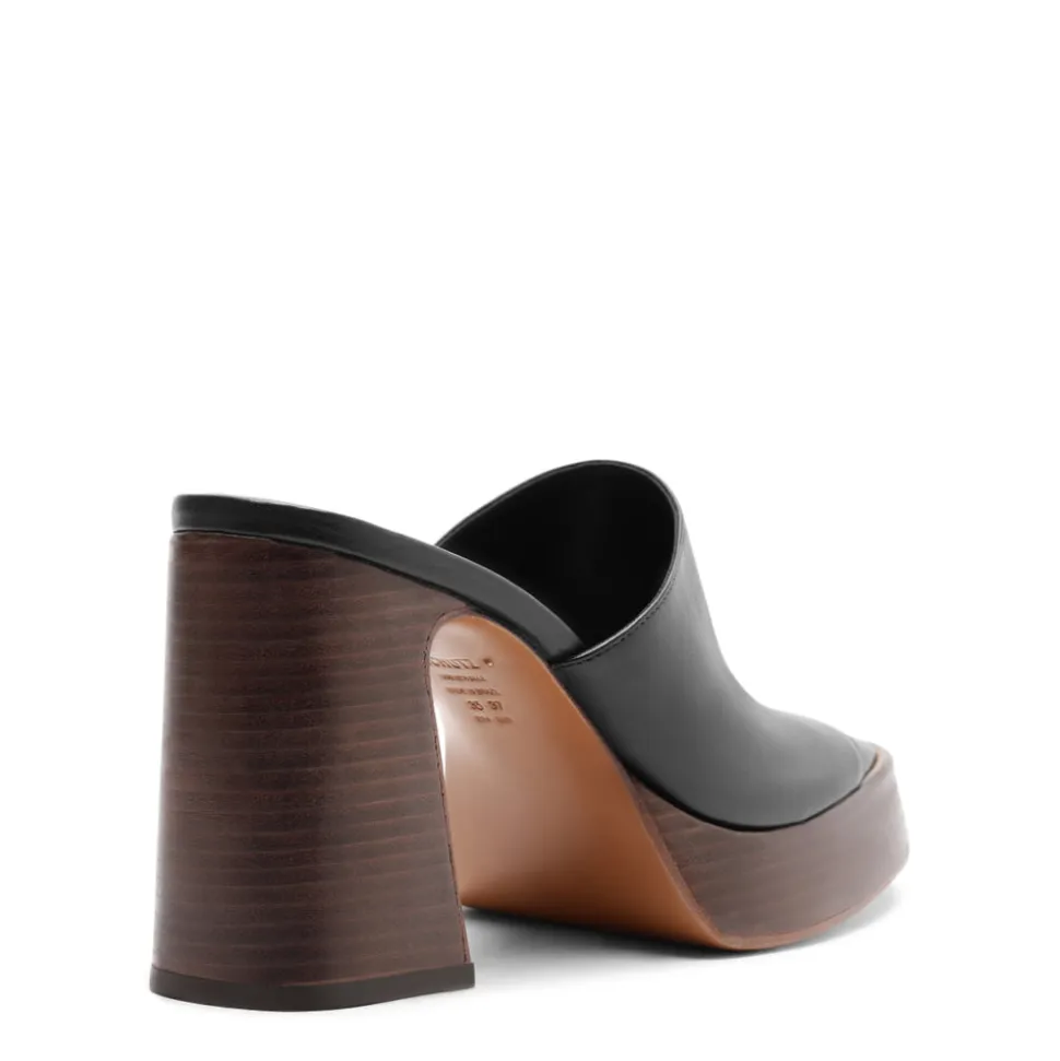 Rowan Leather Sandal in Black