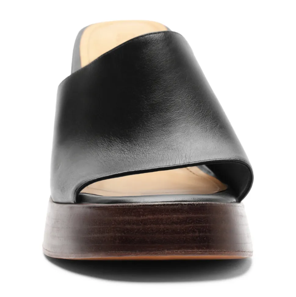 Rowan Leather Sandal in Black