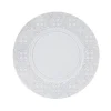 Rua Nova Charger Plate in White Antique