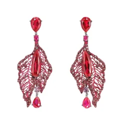 Ruby Atlantis Drop Earrings