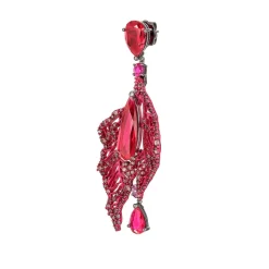 Ruby Atlantis Drop Earrings