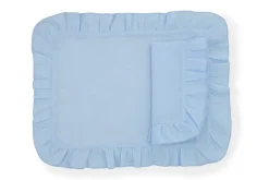 Ruffles Mavi Napkin and Placemat, Set of 2