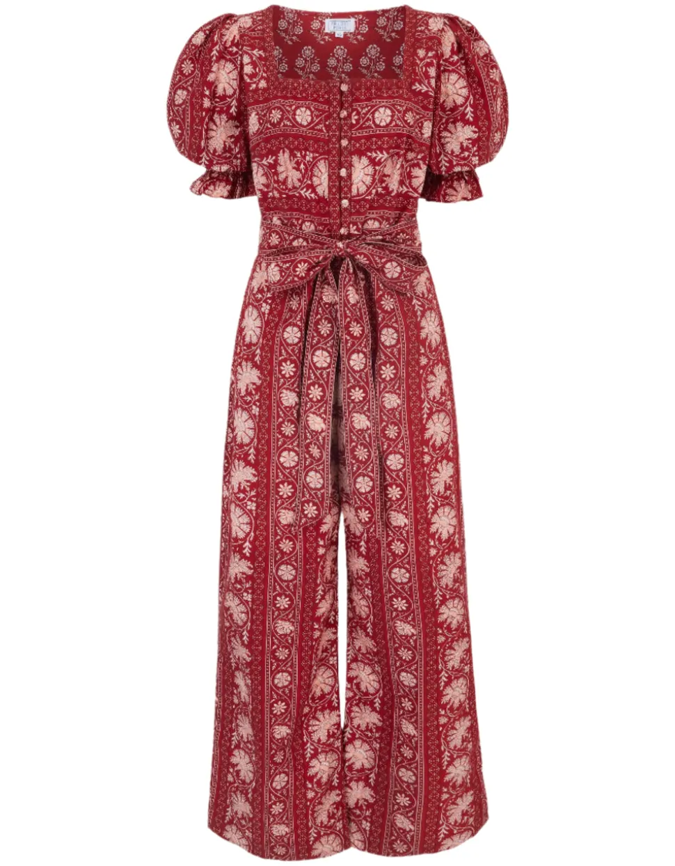 Rust Borders Ottie Jumpsuit