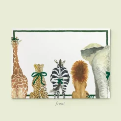 Safari Stationery Cards, Set of 50