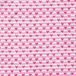 Sailor Hearts Women's Button Front Short Pajama Set in Posie Pink