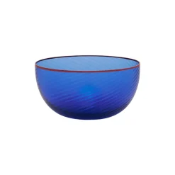 Salon Murano Glass Bowl in Dark Blue