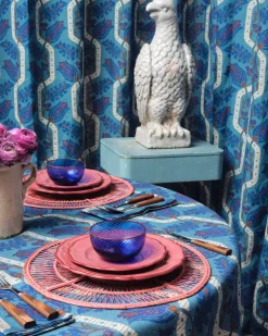 Salon Murano Glass Bowl in Dark Blue