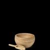 Salt Cellar With Spoon Oak