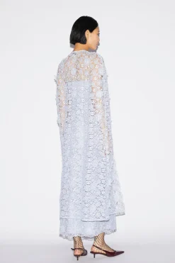 Samantha Cape Dusty Blue Lace