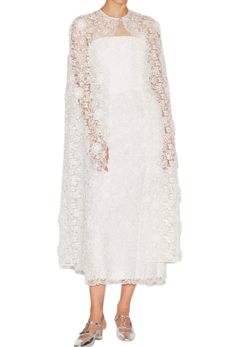 Samantha Cape White Lace