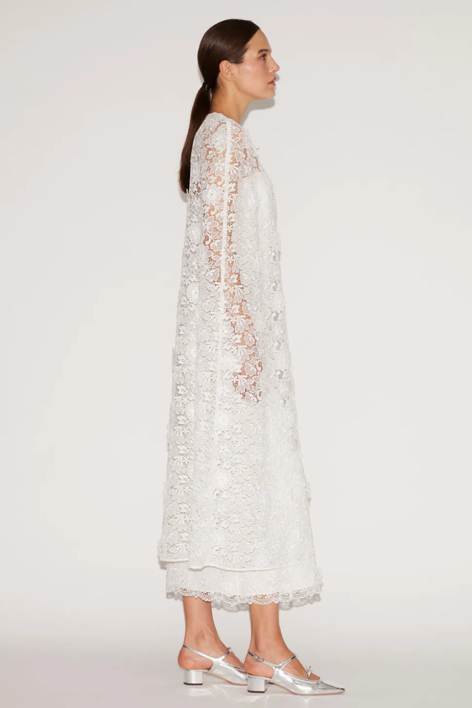 Samantha Cape White Lace