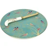 Sara Miller Chelsea Collection Cheese Plate with Knife