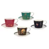 Sara Miller Chelsea Collection Espresso Cups & Saucers, Set of 4